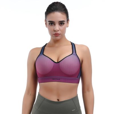 Σπορ γιόγκα σουτιέν Seamless Racerback &amp; Keyhole στο πίσω μέρος για την ροή του αέρα