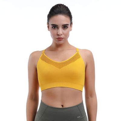 Σπορ γιόγκα σουτιέν Seamless Racerback &amp; ρυθμιζόμενες ταινίες για άνεση