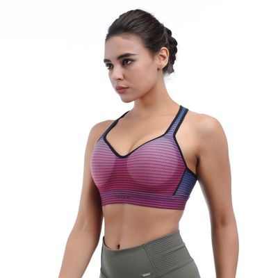 Σπορ γιόγκα σουτιέν Seamless Racerback &amp; Keyhole στο πίσω μέρος για την ροή του αέρα
