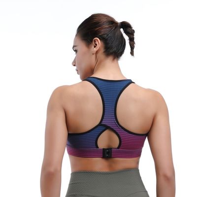 Σπορ γιόγκα σουτιέν Seamless Racerback &amp; Keyhole στο πίσω μέρος για την ροή του αέρα