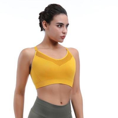 Σπορ γιόγκα σουτιέν Seamless Racerback &amp; ρυθμιζόμενες ταινίες για άνεση