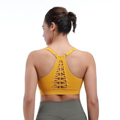 Σπορ γιόγκα σουτιέν Seamless Racerback &amp; ρυθμιζόμενες ταινίες για άνεση
