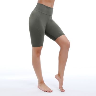 Υψηλή μέση Γιόγκα Shorts Για Γυναίκες Χωρίς πλευρικά ράμματα
