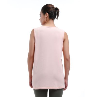 Πλεονέκτημα μεγέθους Loose Fit Mesh Tank Soft υφασμάτινο χωρίς ανέβασμα &amp; πλήρης κάλυψη για καμπυλωτές μορφές